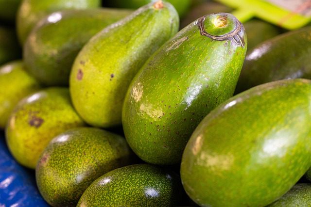 Download free HD stock image of Avocados Fruits Frutas para ganhar massa muscular- Abacates na feira