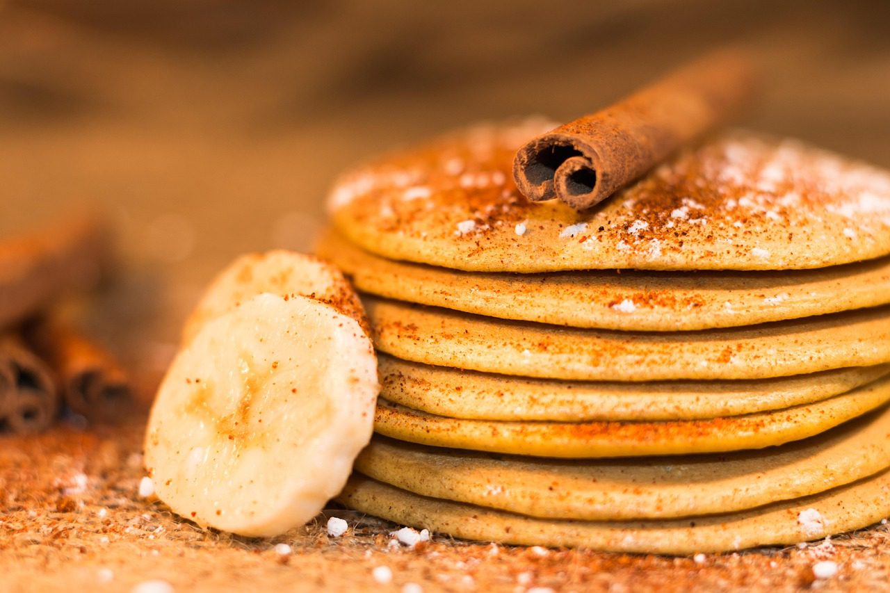 panqueca de banana saudável